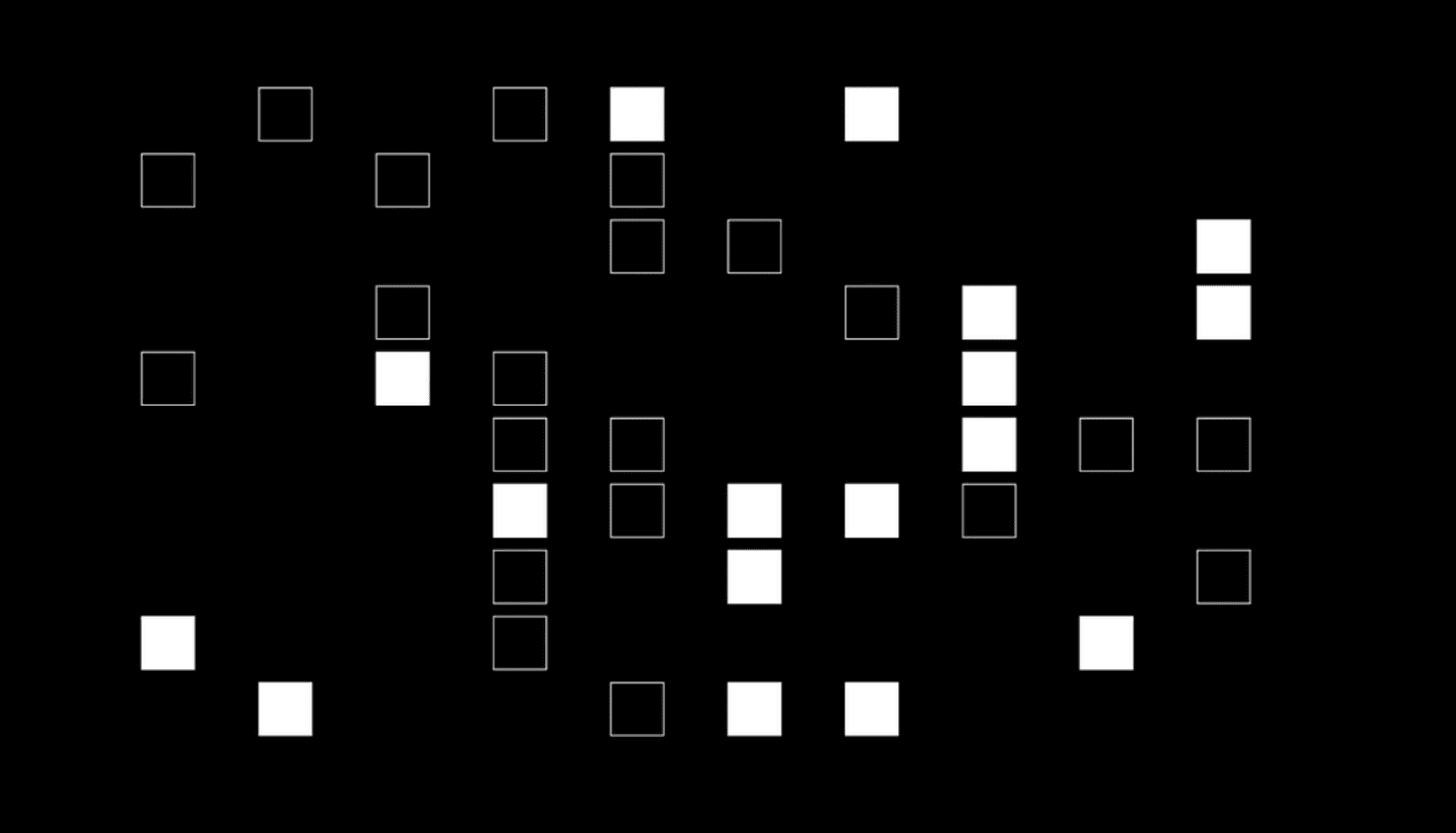 Abstract square pattern